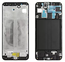 Рамка дисплея Samsung Galaxy A30S A307 Black - фото Рамка дисплея Samsung Galaxy A30S A307 Black