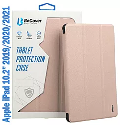 Чохол для планшету BeCover Tri Fold Soft TPU Silicone для Apple iPad 10.2" 7 (2019), 8 (2020), 9 (2021)  Pink (708516)