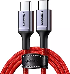 Кабель USB PD Ugreen US294 60W 3A USB Type-C - Type-C Male Cable Red (60186)