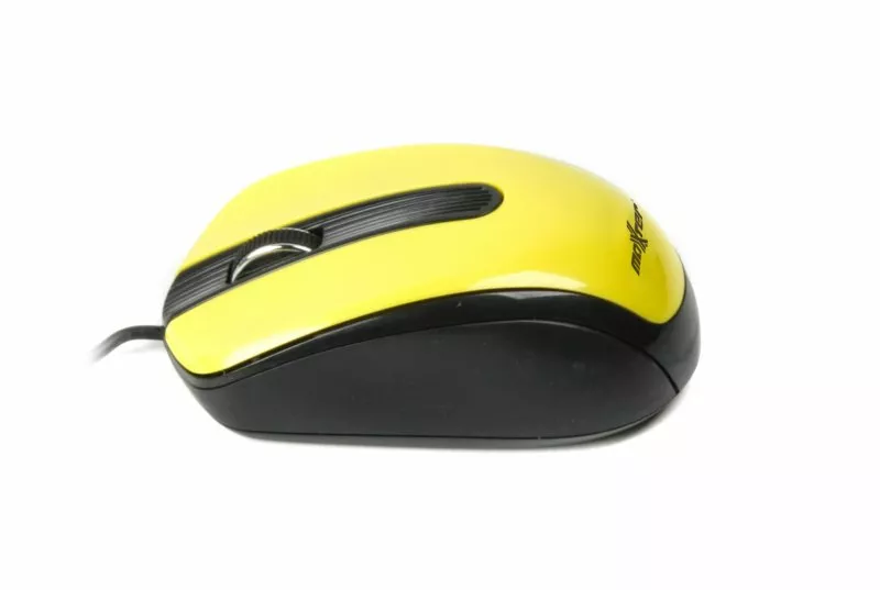 Компьютерная мышка Maxxter Mc-325 Yellow - фото 2