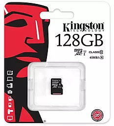 Карта памяти Kingston microSDXC 128GB Class 10 UHS-I U1 (SDC10G2/128GBSP)