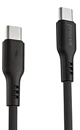 USB PD Кабель Proove Rebirth 60w 3a USB Type-C - Type-С cable black (CCRE60002201)