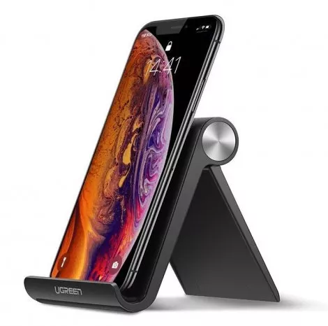 Настільнтий тримач Ugreen LP106 Adjustable Portable Stand Multi-Angle Black - фото 2