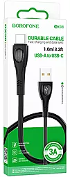 Кабель Borofone BX98 Superior USB-A - Type-C 15w 3a 1м cable Black - миниатюра 6 Кабель Borofone BX98 Superior USB-A - Type-C 15w 3a 1м cable Black - миниатюра 6