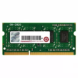 Оперативна пам'ять для ноутбука Transcend SoDIMM DDR3L 2GB 1600 MHz (TS256MSK64W6X)