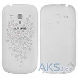 Задняя крышка корпуса Samsung Galaxy S3 mini I8190 White La Fleur