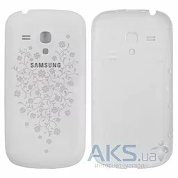 Задняя крышка корпуса Samsung Galaxy S3 mini I8190 White La Fleur - фото Задняя крышка корпуса Samsung Galaxy S3 mini I8190 White La Fleur