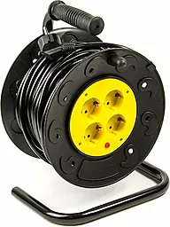 Сетевой фильтр (удлинитель) PowerPlant PPRA16M50S4L 50м чёрный - фото Сетевой фильтр (удлинитель) PowerPlant PPRA16M50S4L 50м чёрный