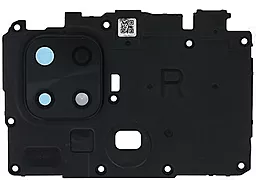 Стекло камеры Xiaomi Redmi 10C / Redmi 10 (India) / Redmi 10 Power / Poco C40 с рамкой для материнской платы Black