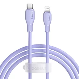 Кабель Baseus Pudding Series USB Type-C - Lightning 20w 3a 1.2м PD сable Purple (P10355701511-00) - фото Кабель Baseus Pudding Series USB Type-C - Lightning 20w 3a 1.2м PD сable Purple (P10355701511-00)