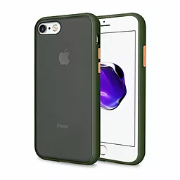 Чехол MakeFuture для Apple iPhone SE 2020 Frame (Matte PC+TPU) Green (MCMF-AISE20GN)