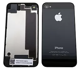 Задняя крышка корпуса Apple iPhone 4 в стиле iPhone 5 Black