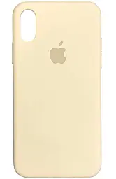 Чохол Silicone Case Full для Apple iPhone XR Antique White - фото Чохол Silicone Case Full для Apple iPhone XR Antique White