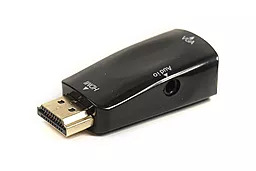 Видео переходник (адаптер) PowerPlant HDMI - VGA+Audio с аудио кабелем 0.5м (CA910267)
