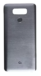 Задняя крышка корпуса LG H870 G6 со сканером отпечатка пальца Original  Grey