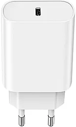 Сетевое зарядное устройство WIWU Wi-U001 20W PD USB-C White - миниатюра 3
