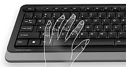 Комплект (клавіатура+мишка) A4Tech Fstyler проводной, Black+Grey, USB (F1010) - мініатюра 7