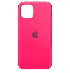 Чехол Silicone Case Full для Apple iPhone 11 Pro Max Hot Pink