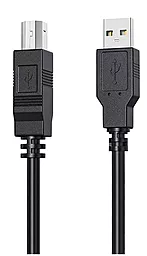 Кабель (шлейф) HP USB 2.0 AM/BM 1.0м чёрный (DHC-PT100-1M)
