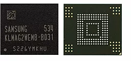 Микросхема флеш памяти Samsung KLMAG2WEMB-B031 для Huawei S8-50L / Kyocera E6782 / Lenovo B8080-H, TB2-1050L, YT2-830, Yoga Tablet B8080-F 16GB, FBGA 153 Original