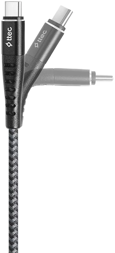 Кабель Ttec 2DKX02CS USB-A - Type-C 10w 1.5м cable Black - фото 4