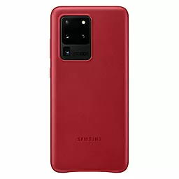 Чехол Samsung Leather Cover G988 Galaxy S20 Ultra Red (EF-VG988LREGRU)