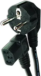 Кабель питания CEE 7/7- IEC C13 0,75 мм, 1.8м Black (15270) Atcom - фото Кабель питания CEE 7/7- IEC C13 0,75 мм, 1.8м Black (15270) Atcom