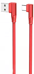 Кабель Hoco U83 Puissant Silicone USB-A - Type-C 15w 3a 1м cable Red - фото Кабель Hoco U83 Puissant Silicone USB-A - Type-C 15w 3a 1м cable Red