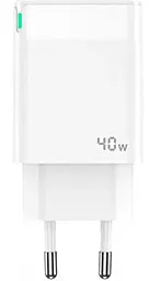 Сетевое зарядное устройство Jellico C121 40W PD 2xUSB-C +USB-C-Lightning cable white - миниатюра 3