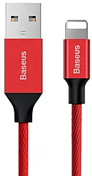 Кабель Baseus USB-A - Lightning 10w 5м cable Red (CALYW-M09) - фото Кабель Baseus USB-A - Lightning 10w 5м cable Red (CALYW-M09)