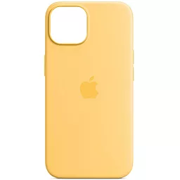Чехол Apple Silicone Case Full with MagSafe and SplashScreen для Apple iPhone 14 Pro Sunglow