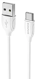 Кабель Borofone BX19 Benefit USB-A - Type-C 12w 2.4a 1м cable White