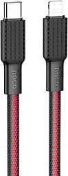 Кабель USB PD Hoco X69 Jaeger USB Type-C - Lightning Cable Black/Red