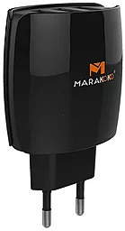 Сетевое зарядное устройство Marakoko 3 USB 3.4 А Home Charger Black (MA5)