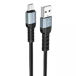 Кабель USB Borofone BX64 Special 2.4A micro USB Cable Black