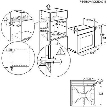 Духова шафа електрична Electrolux EOD6C77H - фото 7