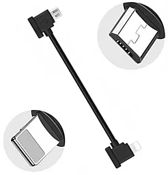 Кабель USB Goojodoq 0.3m micro USB - Lightning Cable for DJI Mavic 2 Pro/Pro/Platinum/Air/Mini/Mini SE/Zoom Black (32866812366P30ML) - фото Кабель USB Goojodoq 0.3m micro USB - Lightning Cable for DJI Mavic 2 Pro/Pro/Platinum/Air/Mini/Mini SE/Zoom Black (32866812366P30ML)