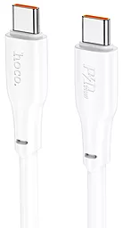 Кабель Hoco X93 Force USB Type-C - Type-C 240w 5a 2м PD cable White - фото Кабель Hoco X93 Force USB Type-C - Type-C 240w 5a 2м PD cable White