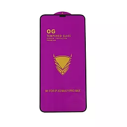 Защитное стекло OG для Apple iPhone 11 Pro Max, iPhone XS Max (в упак.) Black