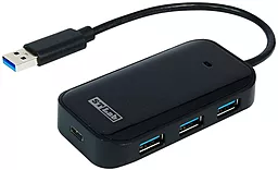 Мультипортовый USB-A хаб (концентратор) ST-Lab U-1470 USB 3.0 Black