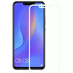 Защитное стекло 1TOUCH Full Glue Huawei P Smart Plus 2018, Mate 20 Lite White