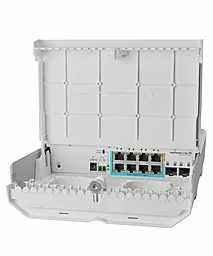 Коммутатор (свитч) Mikrotik netPower Lite 7R (CSS610-1GI-7R-2S+OUT) - фото Коммутатор (свитч) Mikrotik netPower Lite 7R (CSS610-1GI-7R-2S+OUT)