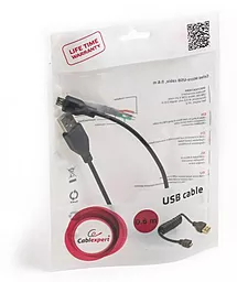 USB Кабель Cablexpert 0.6M micro USB Cable Black (CC-mUSB2C-AMBM-0.6M) - мініатюра 2