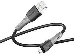 Кабель Ridea RC-SI35 SiliconePro USB-A - micro USB 15w 3a 1м cable Black - фото Кабель Ridea RC-SI35 SiliconePro USB-A - micro USB 15w 3a 1м cable Black