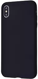 Чехол Wave Full Silicone Cover для Apple iPhone XS Max Black