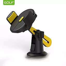 Держатель GOLF Car Holder Black-Yellow (GF-CH10) - фото Держатель GOLF Car Holder Black-Yellow (GF-CH10)