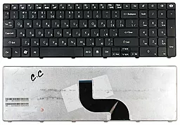 Клавиатура для ноутбука Acer Packard Bell TM81 TM82 TM86 TM87 TM89 TM94 без рамки  черная