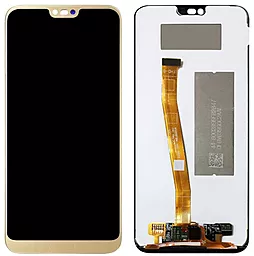 Дисплей Huawei Honor 10 (без шлейфа сканера отпечатка) (COL-AL10, COL-L29, COL-L19, COL-TL10) с тачскрином, Gold