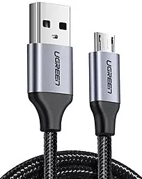 Кабель USB Ugreen US290 Nickel Plating 0.25M micro USB Cable Black