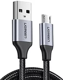 Кабель UGreen US290 Nickel Plating USB-A - micro USB 10w 0.25м cable Black (60144)